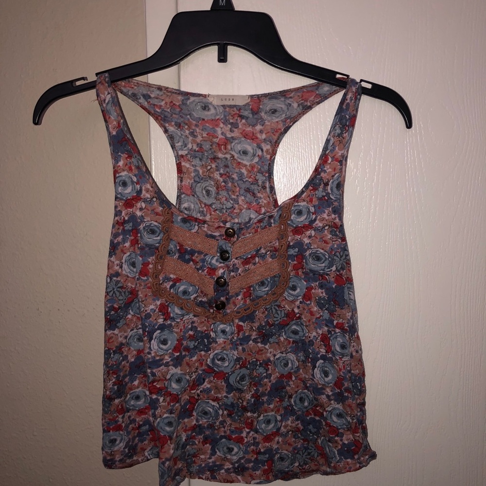 Floral crop top